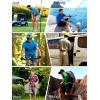 imageFREE SOLDIER Mens Cargo Hiking Shorts with Belt Lightweight Quick Dry Tactical Shorts with Pockets for Casual Work GolfBlack