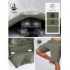 imageFREE SOLDIER Mens Cargo Hiking Shorts with Belt Lightweight Quick Dry Tactical Shorts with Pockets for Casual Work GolfFir Green