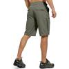 imageFREE SOLDIER Mens Cargo Hiking Shorts with Belt Lightweight Quick Dry Tactical Shorts with Pockets for Casual Work GolfFir Green