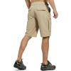 imageFREE SOLDIER Mens Cargo Hiking Shorts with Belt Lightweight Quick Dry Tactical Shorts with Pockets for Casual Work GolfKhaki