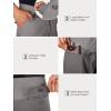imageFREE SOLDIER Mens Cargo Hiking Shorts with Belt Lightweight Quick Dry Tactical Shorts with Pockets for Casual Work GolfMixgray