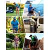 imageFREE SOLDIER Mens Cargo Hiking Shorts with Belt Lightweight Quick Dry Tactical Shorts with Pockets for Casual Work GolfMixgray