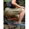 imageFREE SOLDIER Mens Cargo Hiking Shorts with Belt Lightweight Quick Dry Tactical Shorts with Pockets for Casual Work GolfMud
