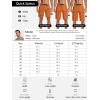 imageFREE SOLDIER Mens Cargo Hiking Shorts with Belt Lightweight Quick Dry Tactical Shorts with Pockets for Casual Work GolfOrange
