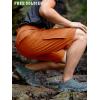 imageFREE SOLDIER Mens Cargo Hiking Shorts with Belt Lightweight Quick Dry Tactical Shorts with Pockets for Casual Work GolfOrange