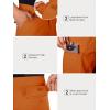 imageFREE SOLDIER Mens Cargo Hiking Shorts with Belt Lightweight Quick Dry Tactical Shorts with Pockets for Casual Work GolfOrange