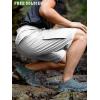 imageFREE SOLDIER Mens Cargo Hiking Shorts with Belt Lightweight Quick Dry Tactical Shorts with Pockets for Casual Work GolfSilver