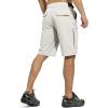imageFREE SOLDIER Mens Cargo Hiking Shorts with Belt Lightweight Quick Dry Tactical Shorts with Pockets for Casual Work GolfStone