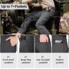 imageFREE SOLDIER Mens Cargo Pants Water Resistant Ripstop Tactical Pants for Men Work Pants Lightweight Outdoor Hiking Pants MenClassic Gray