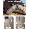imageFREE SOLDIER Mens Cargo Pants Water Resistant Ripstop Tactical Pants for Men Work Pants Lightweight Outdoor Hiking Pants MenClassic Khaki