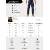 imageFREE SOLDIER Mens Cargo Pants Water Resistant Ripstop Tactical Pants for Men Work Pants Lightweight Outdoor Hiking Pants MenClassic Navy