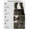 imageFREE SOLDIER Mens Cargo Pants Water Resistant Ripstop Tactical Pants for Men Work Pants Lightweight Outdoor Hiking Pants MenMoss Green