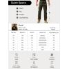 imageFREE SOLDIER Mens Cargo Pants Water Resistant Ripstop Tactical Pants for Men Work Pants Lightweight Outdoor Hiking Pants MenMoss Green