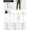 imageFREE SOLDIER Mens Cargo Pants Water Resistant Ripstop Tactical Pants for Men Work Pants Lightweight Outdoor Hiking Pants MenOlive Green