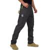 imageFREE SOLDIER Mens Cargo PantsTactical Pants for Men StretchDurable Ripstop EDC Work Pants for HikingBlack