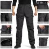 imageFREE SOLDIER Mens Cargo PantsTactical Pants for Men StretchDurable Ripstop EDC Work Pants for HikingBlack