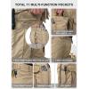 imageFREE SOLDIER Mens Cargo PantsTactical Pants for Men StretchDurable Ripstop EDC Work Pants for HikingBrown
