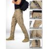imageFREE SOLDIER Mens Cargo PantsTactical Pants for Men StretchDurable Ripstop EDC Work Pants for HikingBrown