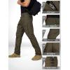 imageFREE SOLDIER Mens Cargo PantsTactical Pants for Men StretchDurable Ripstop EDC Work Pants for HikingDark Green