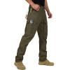 imageFREE SOLDIER Mens Cargo PantsTactical Pants for Men StretchDurable Ripstop EDC Work Pants for HikingDark Green
