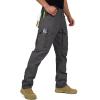 imageFREE SOLDIER Mens Cargo PantsTactical Pants for Men StretchDurable Ripstop EDC Work Pants for HikingGray