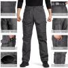 imageFREE SOLDIER Mens Cargo PantsTactical Pants for Men StretchDurable Ripstop EDC Work Pants for HikingGray