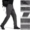 imageFREE SOLDIER Mens Cargo PantsTactical Pants for Men StretchDurable Ripstop EDC Work Pants for HikingGray