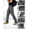 imageFREE SOLDIER Mens Cargo PantsTactical Pants for Men StretchDurable Ripstop EDC Work Pants for HikingGray
