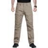 imageFREE SOLDIER Mens Cargo PantsTactical Pants for Men StretchDurable Ripstop EDC Work Pants for HikingKhaki