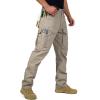 imageFREE SOLDIER Mens Cargo PantsTactical Pants for Men StretchDurable Ripstop EDC Work Pants for HikingKhaki