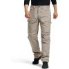 imageFREE SOLDIER Mens Cargo PantsTactical Pants for Men StretchDurable Ripstop EDC Work Pants for HikingKhaki