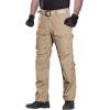 imageFREE SOLDIER Mens Cargo PantsTactical Pants for Men StretchDurable Ripstop EDC Work Pants for HikingKhaki