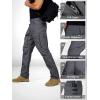 imageFREE SOLDIER Mens Cargo PantsTactical Pants for Men StretchDurable Ripstop EDC Work Pants for HikingLight Gray