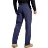 imageFREE SOLDIER Mens Fleece Lined Outdoor Cargo Hiking Pants Water Repellent Softshell Snow Ski Pants with Zipper PocketsDark Blue