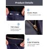 imageFREE SOLDIER Mens Fleece Lined Outdoor Cargo Hiking Pants Water Repellent Softshell Snow Ski Pants with Zipper PocketsDark Blue
