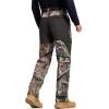 imageFREE SOLDIER Mens Fleece Lined Outdoor Cargo Hiking Pants Water Repellent Softshell Snow Ski Pants with Zipper PocketsDark Camo