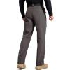 imageFREE SOLDIER Mens Fleece Lined Outdoor Cargo Hiking Pants Water Repellent Softshell Snow Ski Pants with Zipper PocketsGray