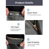 imageFREE SOLDIER Mens Fleece Lined Outdoor Cargo Hiking Pants Water Repellent Softshell Snow Ski Pants with Zipper PocketsGray Black