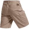 imageFREE SOLDIER Mens Hiking Tactical Cargo Shorts Multiple Pockets Waterproof Shorts Outdoor Fishing Camping ShortsCoyote Brown