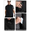 imageFREE SOLDIER Mens Lightweight Golf Vest Outerwear Windproof Reversible Sleeveless Softshell Jacket Running VestBlackdark Grey