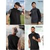 imageFREE SOLDIER Mens Lightweight Golf Vest Outerwear Windproof Reversible Sleeveless Softshell Jacket Running VestBlackorange