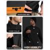 imageFREE SOLDIER Mens Lightweight Golf Vest Outerwear Windproof Reversible Sleeveless Softshell Jacket Running VestBlackorange