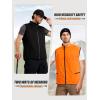 imageFREE SOLDIER Mens Lightweight Golf Vest Outerwear Windproof Reversible Sleeveless Softshell Jacket Running VestBlackorange