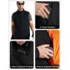 imageFREE SOLDIER Mens Lightweight Golf Vest Outerwear Windproof Reversible Sleeveless Softshell Jacket Running VestBlackorange