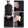 imageFREE SOLDIER Mens Lightweight Golf Vest Outerwear Windproof Reversible Sleeveless Softshell Jacket Running VestDark Greyblack