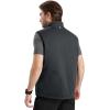 imageFREE SOLDIER Mens Lightweight Golf Vest Outerwear Windproof Reversible Sleeveless Softshell Jacket Running VestDark Greyorange