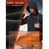 imageFREE SOLDIER Mens Lightweight Softshell Jacket Winter Fleece Lined Hooded Rain Waterproof Hiking Outdoor JacketsBlack