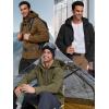 imageFREE SOLDIER Mens Lightweight Softshell Jacket Winter Fleece Lined Hooded Rain Waterproof Hiking Outdoor JacketsBrown
