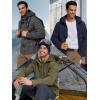 imageFREE SOLDIER Mens Lightweight Softshell Jacket Winter Fleece Lined Hooded Rain Waterproof Hiking Outdoor JacketsGray