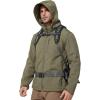 imageFREE SOLDIER Mens Lightweight Softshell Jacket Winter Fleece Lined Hooded Rain Waterproof Hiking Outdoor JacketsNavy